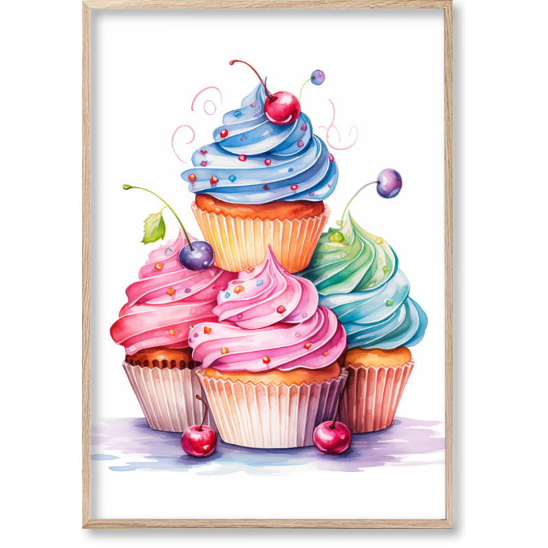 Cupcakes Arcoiris