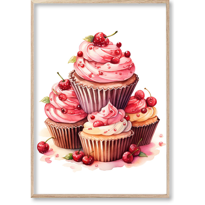 Cupcakes Fresa