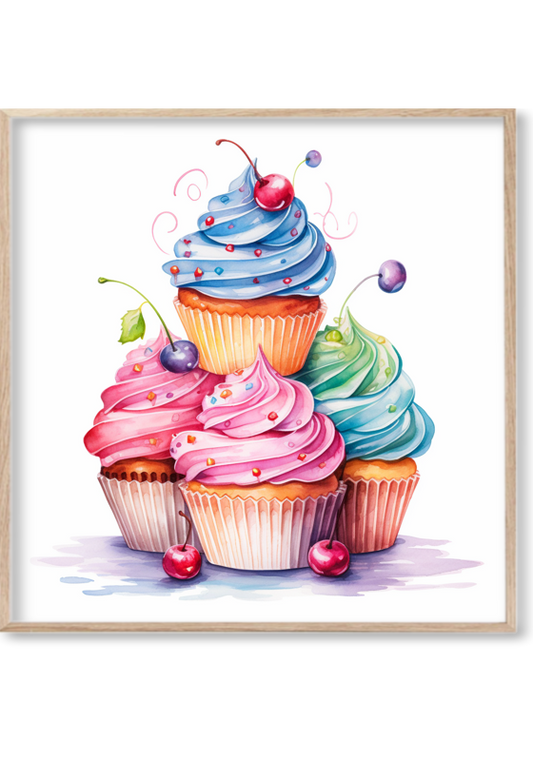 Cupcakes Arcoiris