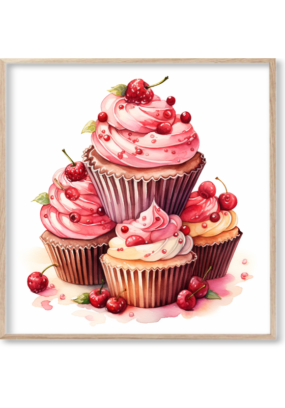 Cupcakes Fresa